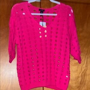 Halogen knot sweater top